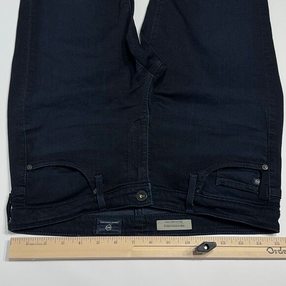 AG Adriano Goldschmied The Stevie Slim Straight Ankle Dark Blue Jeans Women 28R - Picture 8 of 10